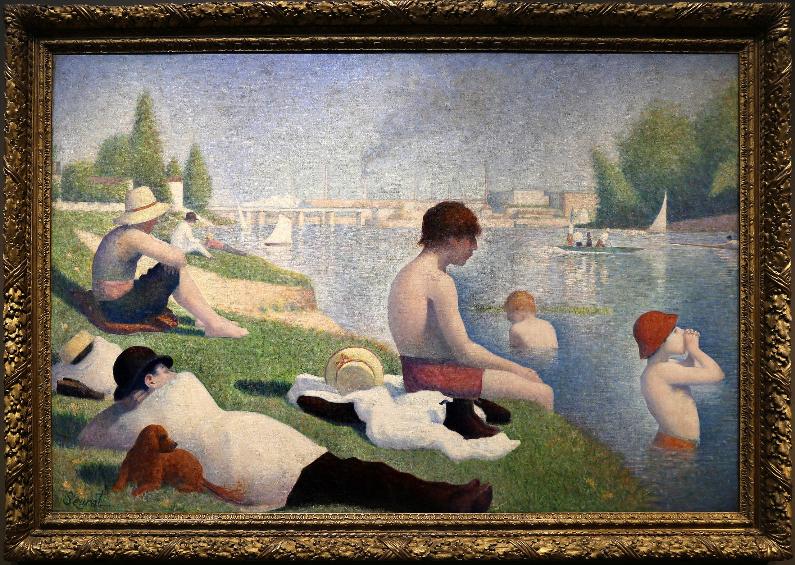 A Bathing Place at Asnières - Georges Seurat
