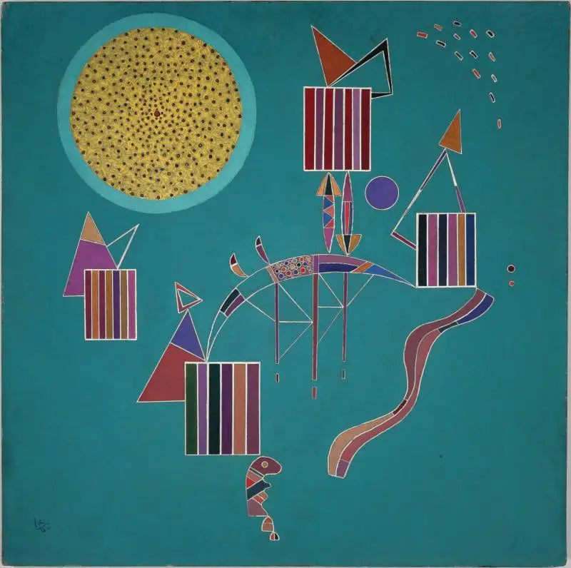 An Intimate Celebration - Vassily Kandinsky
