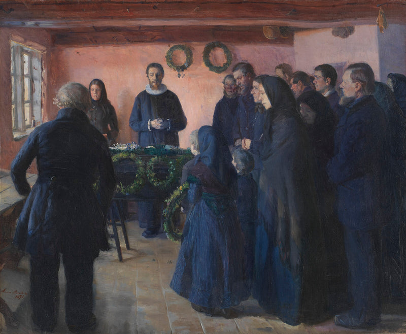A Funeral - Anna Ancher