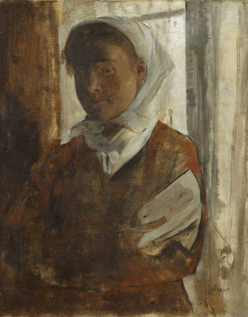 A Peasant Woman - Edgar Degas