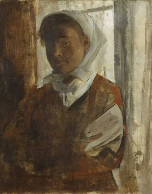 A Peasant Woman - Edgar Degas