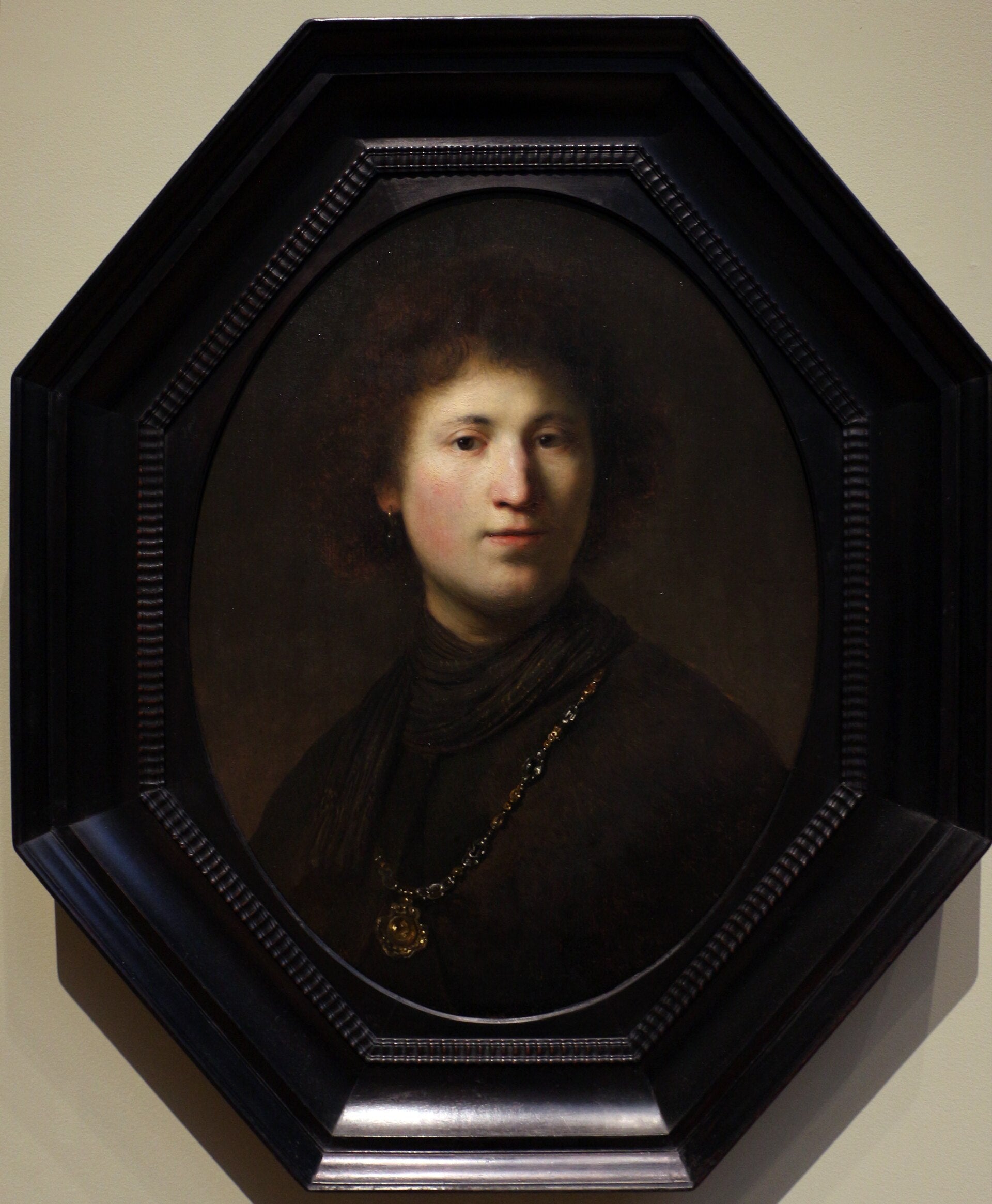 A Young Man with a Chain - Rembrandt