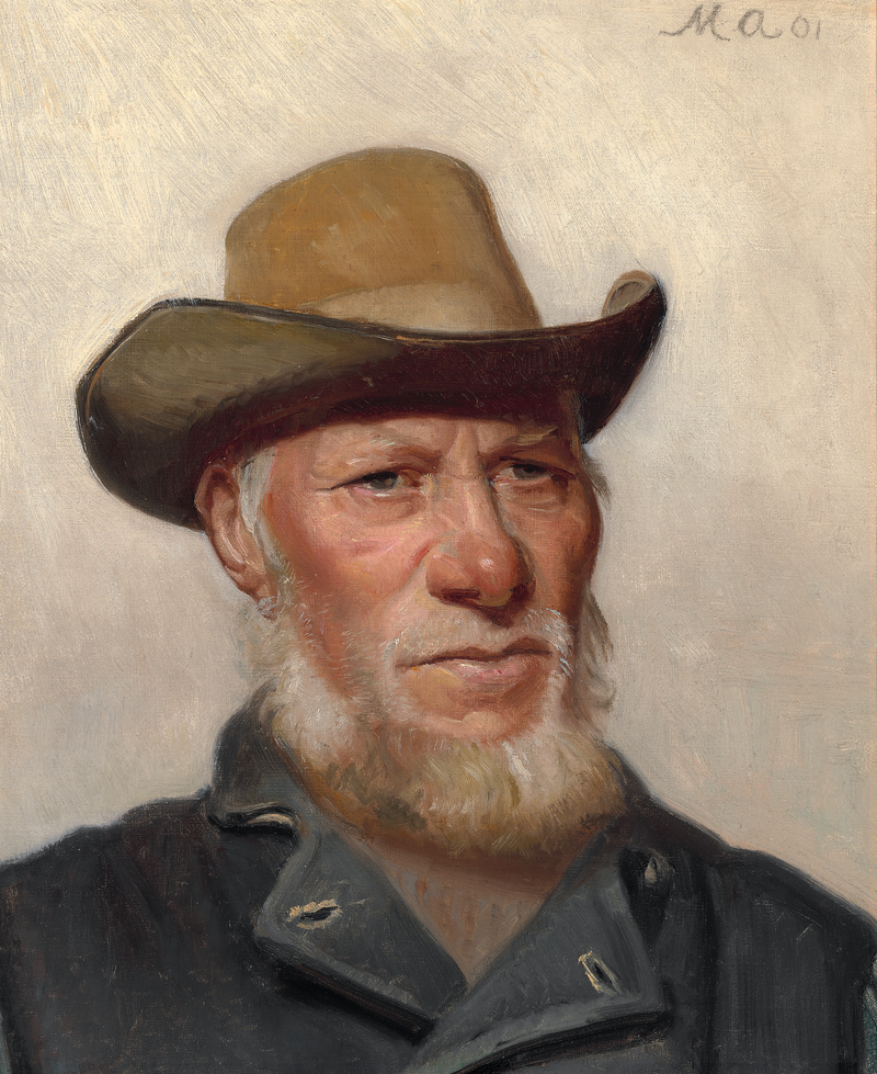 A fisherman from Skagen. - Michael Peter Ancher