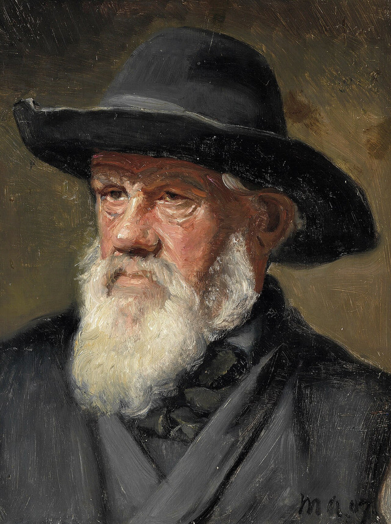 A fisherman from Skagen dressed in his Sunday best. - Michael Peter Ancher