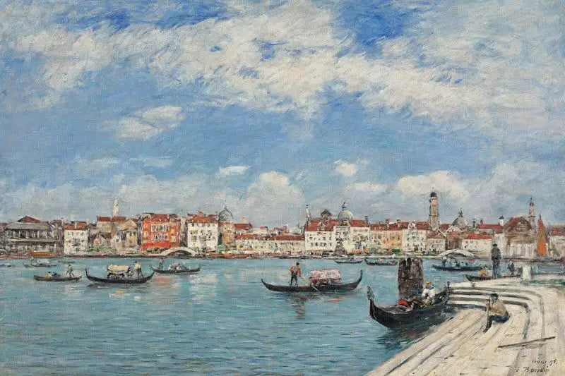 Venice, view taken from San Giorgio - Eugène Boudin