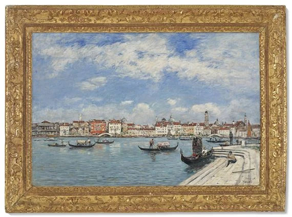 Venice, view taken from San Giorgio - Eugène Boudin