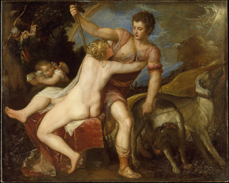Venus et Adonis - Titian