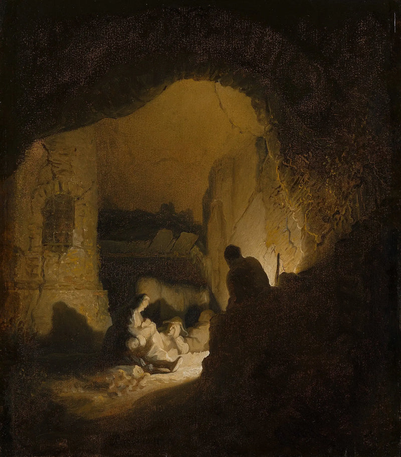 Travelers at Rest (Rest during the Flight into Egypt) - Rembrandt