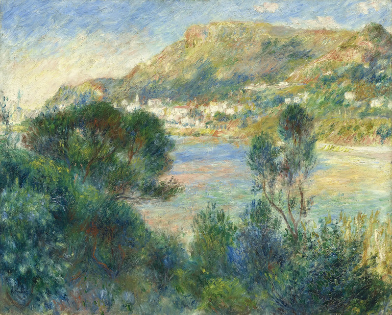 View of Monte Carlo from Cap Martin - Pierre-Auguste Renoir