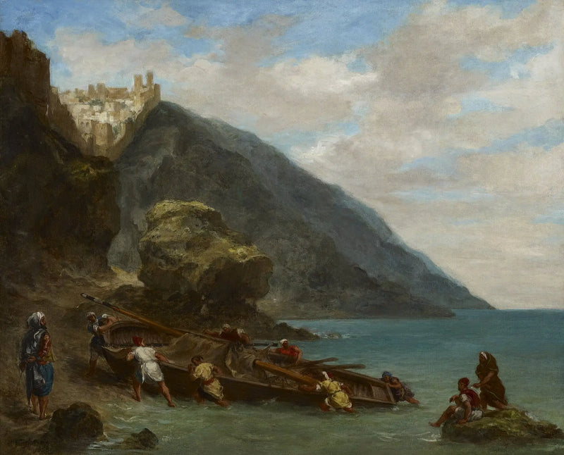 View of Tangier from the Seaside - Eugène Delacroix