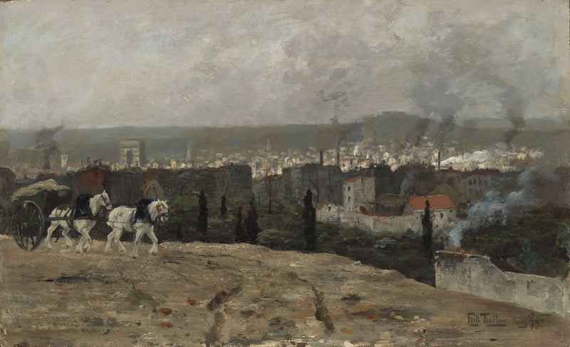 Parisian view - Frits Thaulow