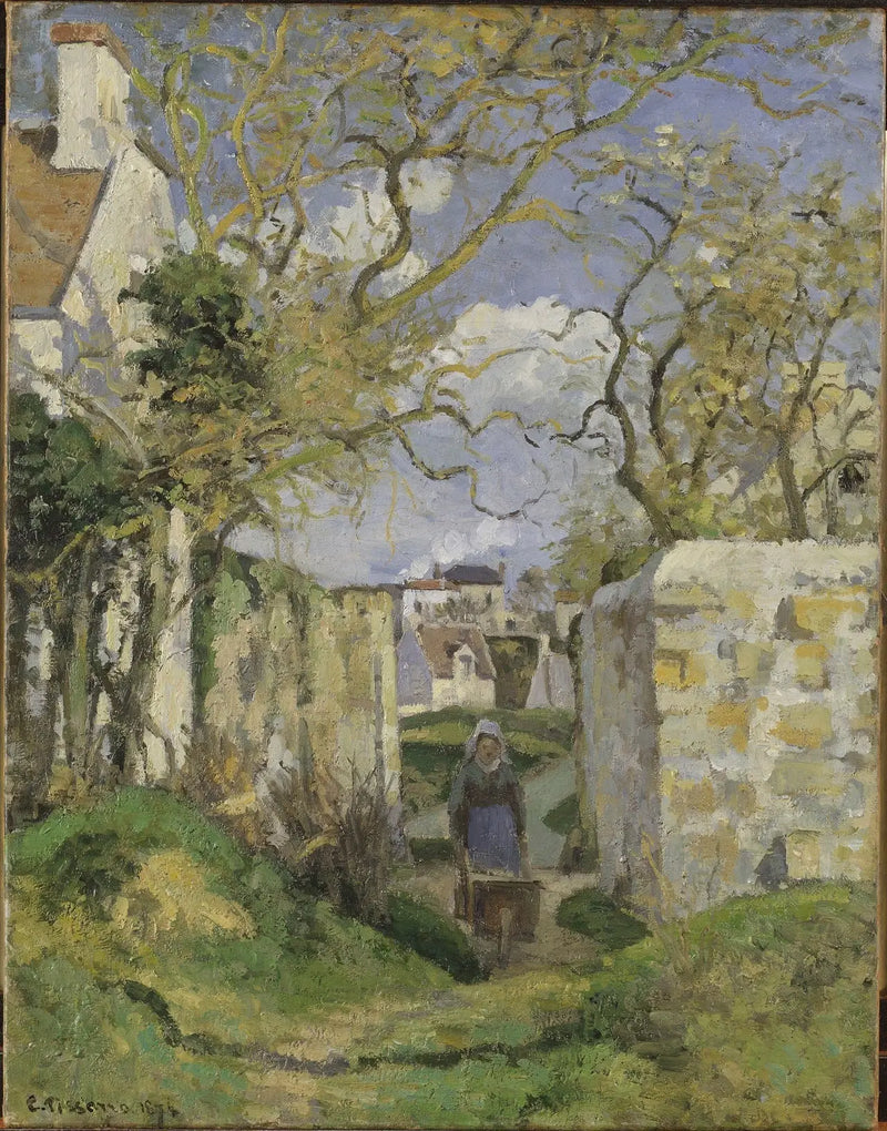 Rondest House, Pontoise - Camille Pissarro