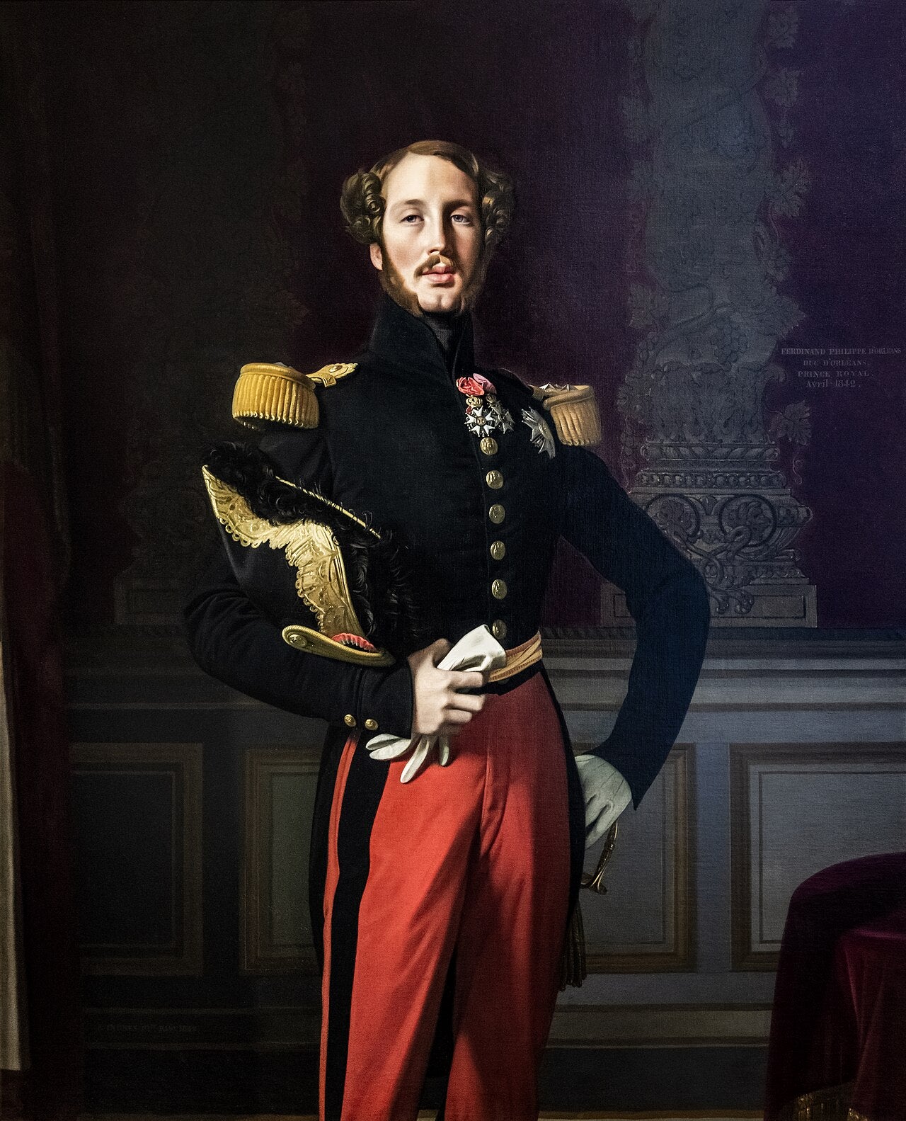 portrait of Ferdinand-Philippe, Duke of Orléans - Jean-Auguste-Dominique Ingres