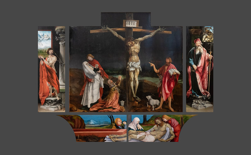 Issenheim Altarpiece Closed - Matthias Grünewald