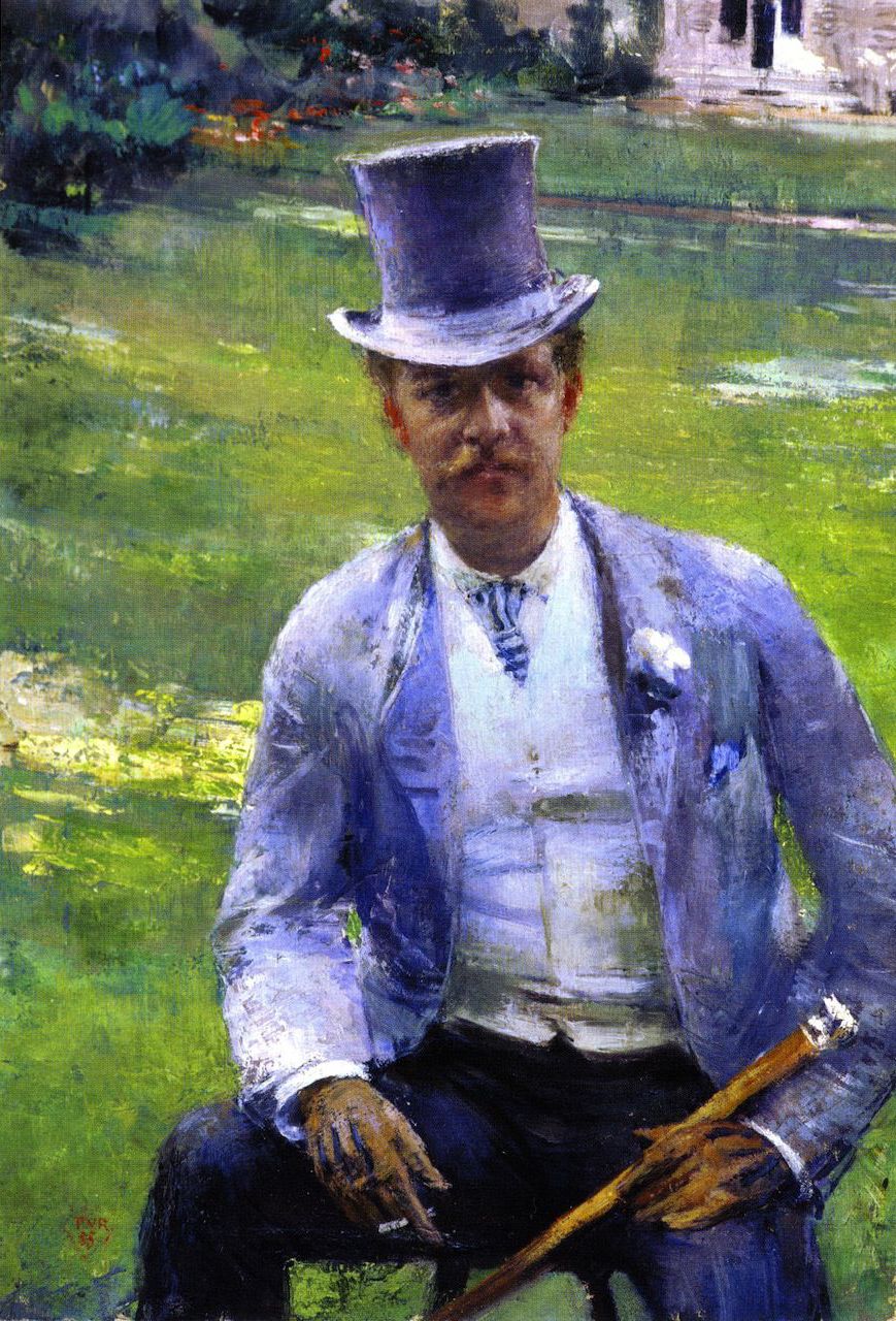 Portrait d’Octave Maus en dandy - Théo van Rysselberghe - Alpha Reproduction