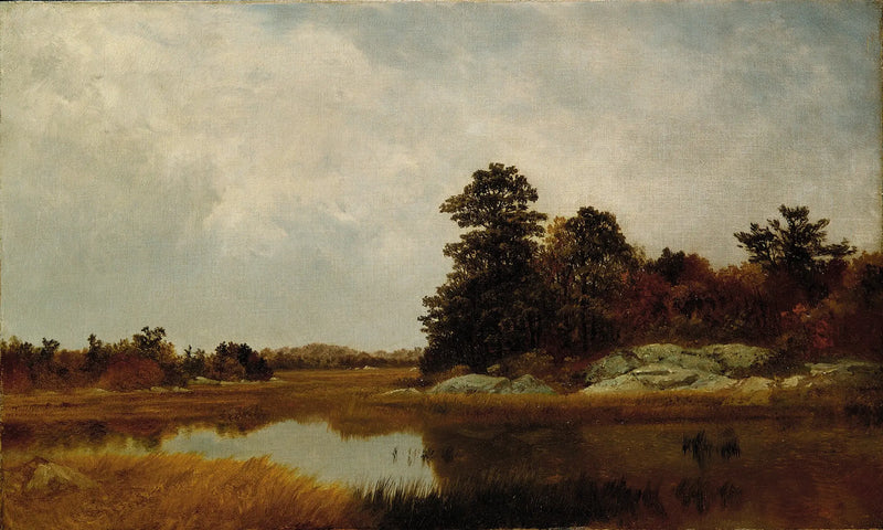 October in the Marshes - John Frederick Kensett
