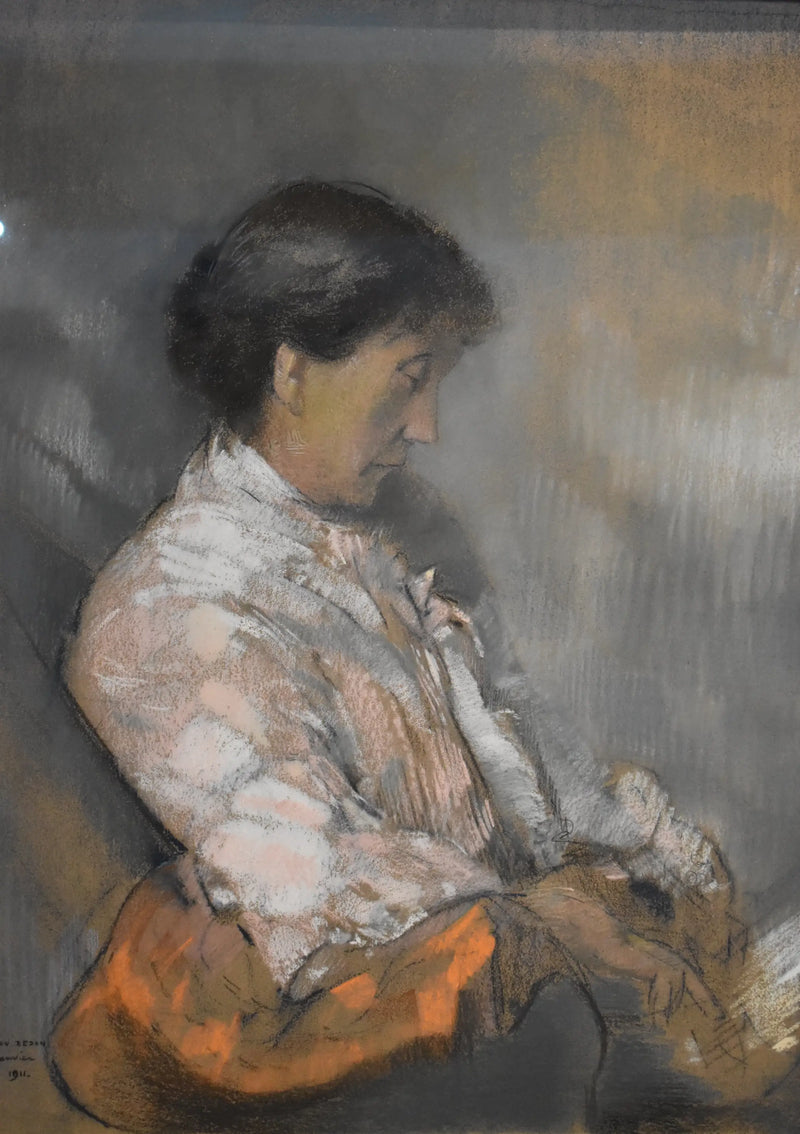 Portrait of Madame Redon - Odilon Redon