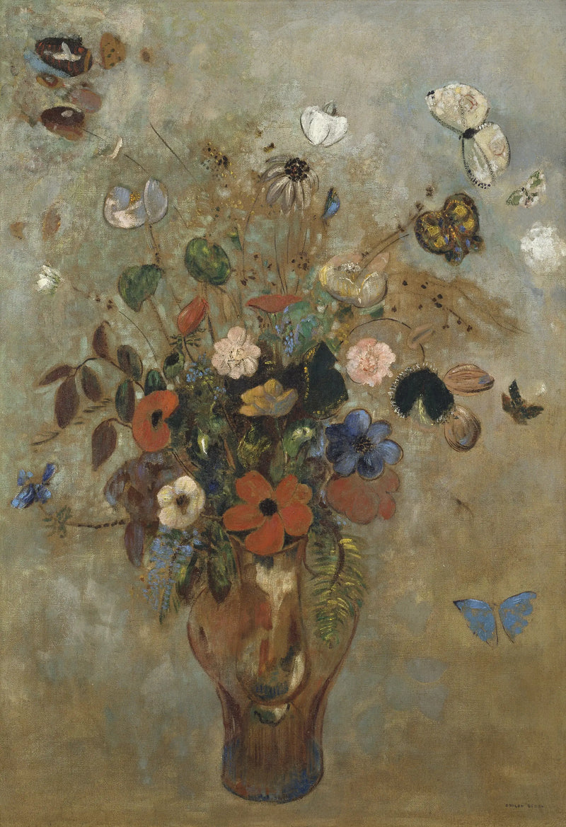 Still Life with Flowers - Odilon Redon