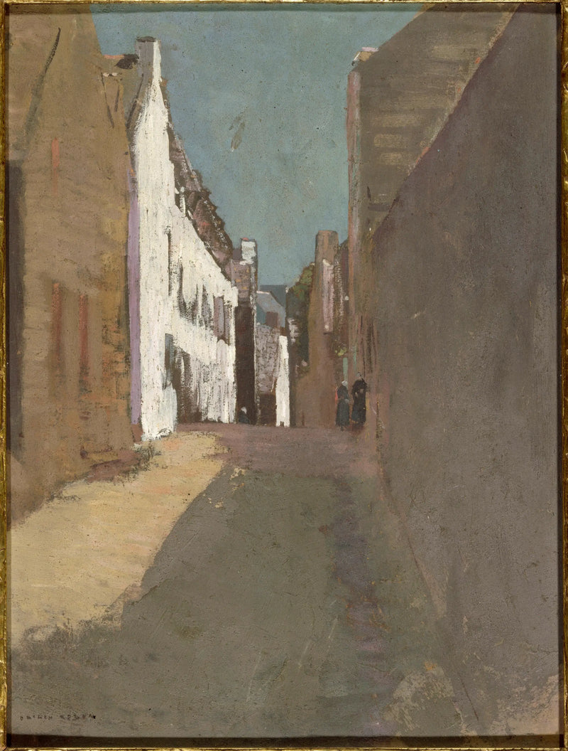 Street in Douarnenez - Odilon Redon