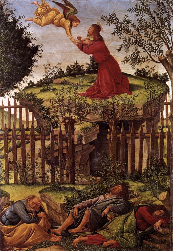 The Prayer in the Garden of Olives - Sandro Botticelli