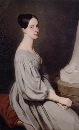 Portrait of Princess Marie of Orléans (1813-1839), Duchess of Wurtemberg - Ary Scheffer