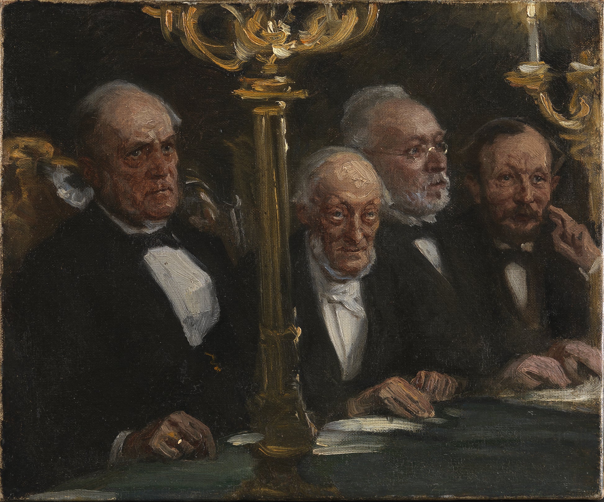Group of Portraits - Peder Severin Krøyer