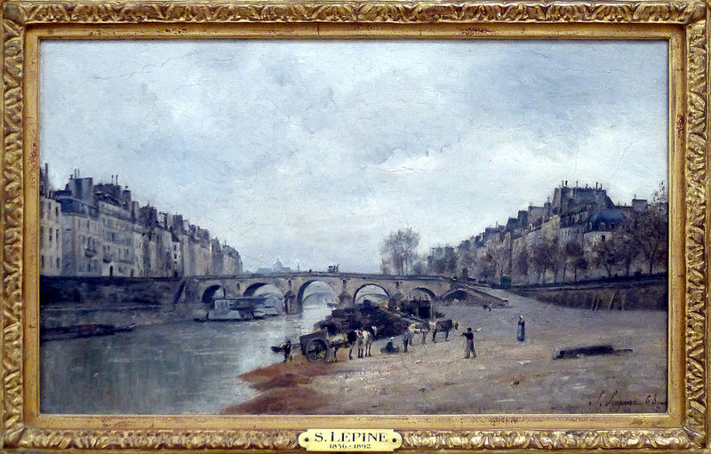 Quais des Célestins, avec le pont Marie - Stanislas Lépine