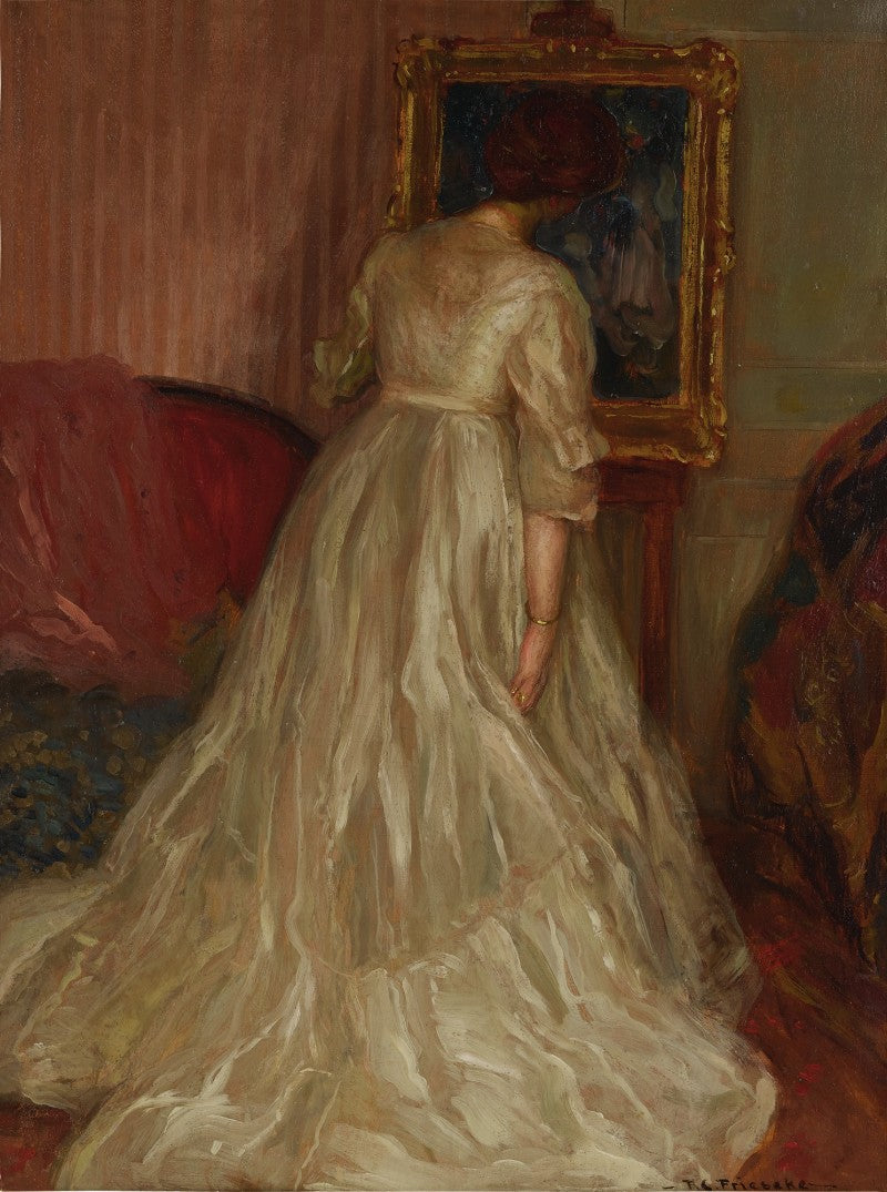 Portrait of the artist's wife, Sarah Frieseke - Frederick Carl Frieseke