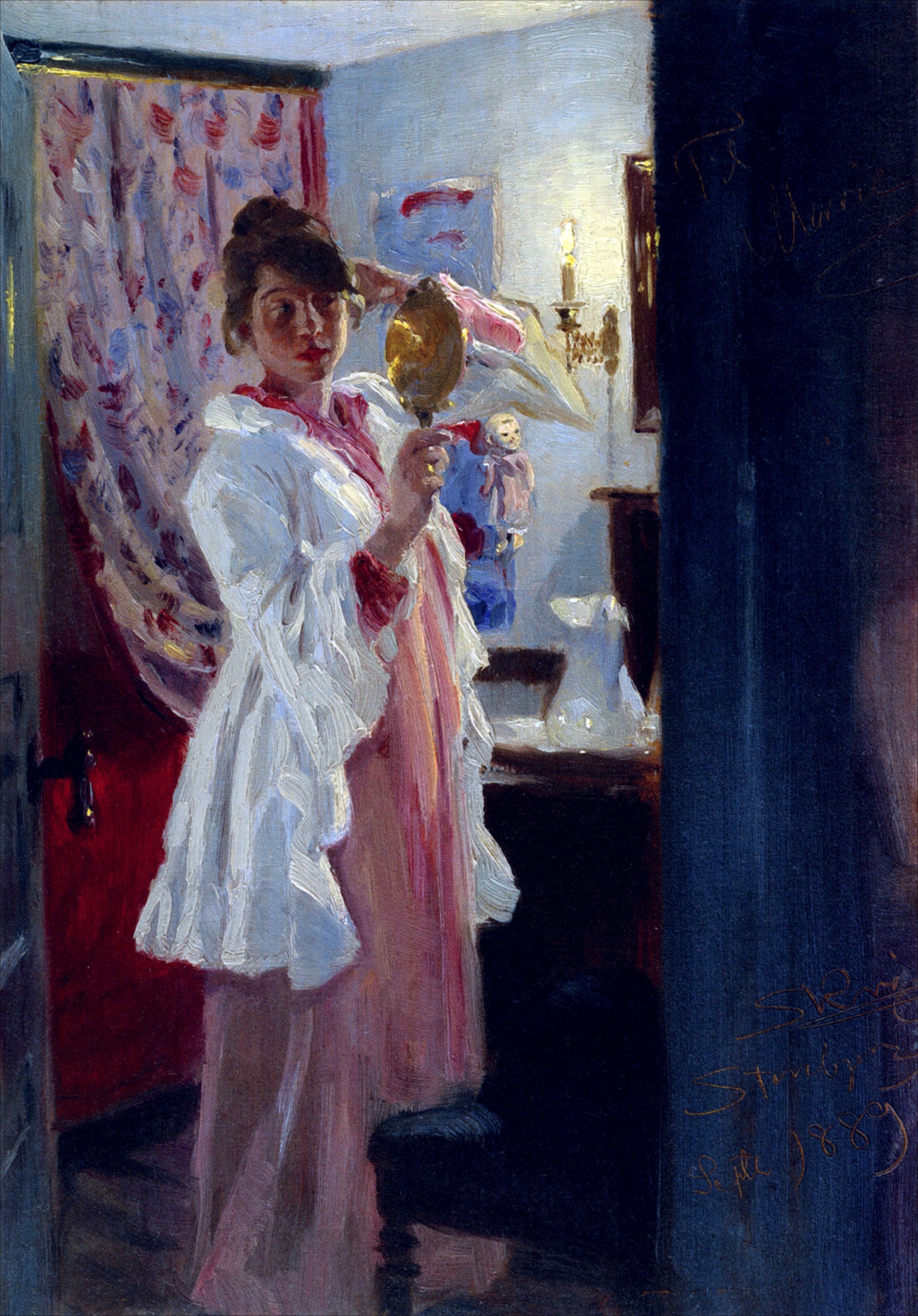 Interior with Marie Krøyer - Peder Severin Krøyer