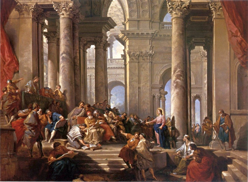 Le Christ parmi les docteurs - Giovanni Paolo Panini