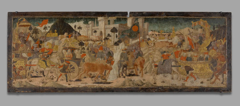 Triumphal Entry in Rome by Titus and Vespasian - Paolo Uccello