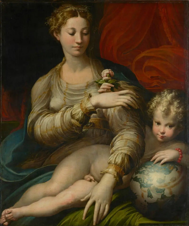 The Virgin with the Rose - Parmigianino