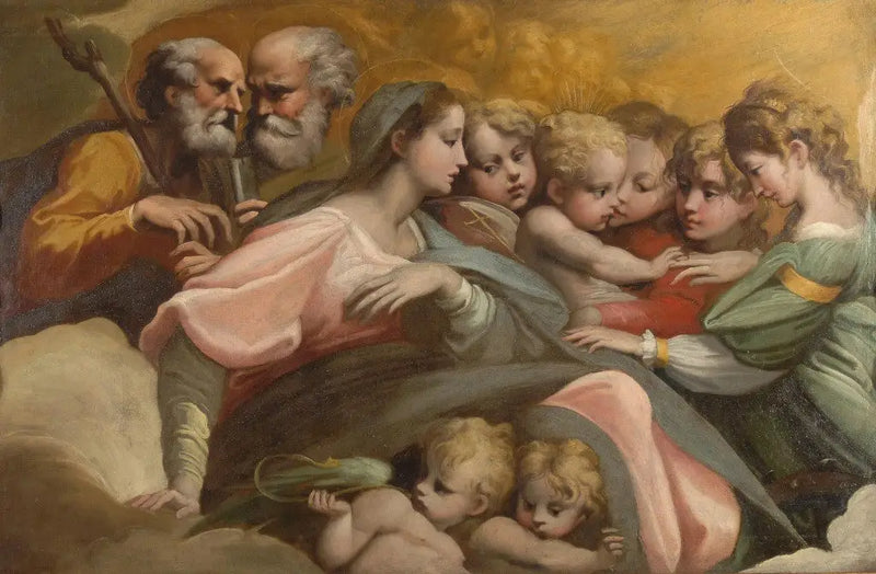 Mystic Marriage of Saint Catherine - Parmigianino