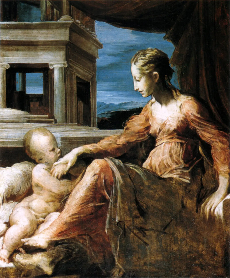 Madonna with Child - Parmigianino