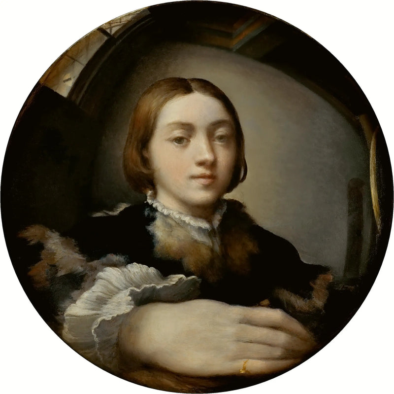 Self-portrait in a convex mirror - Parmigianino