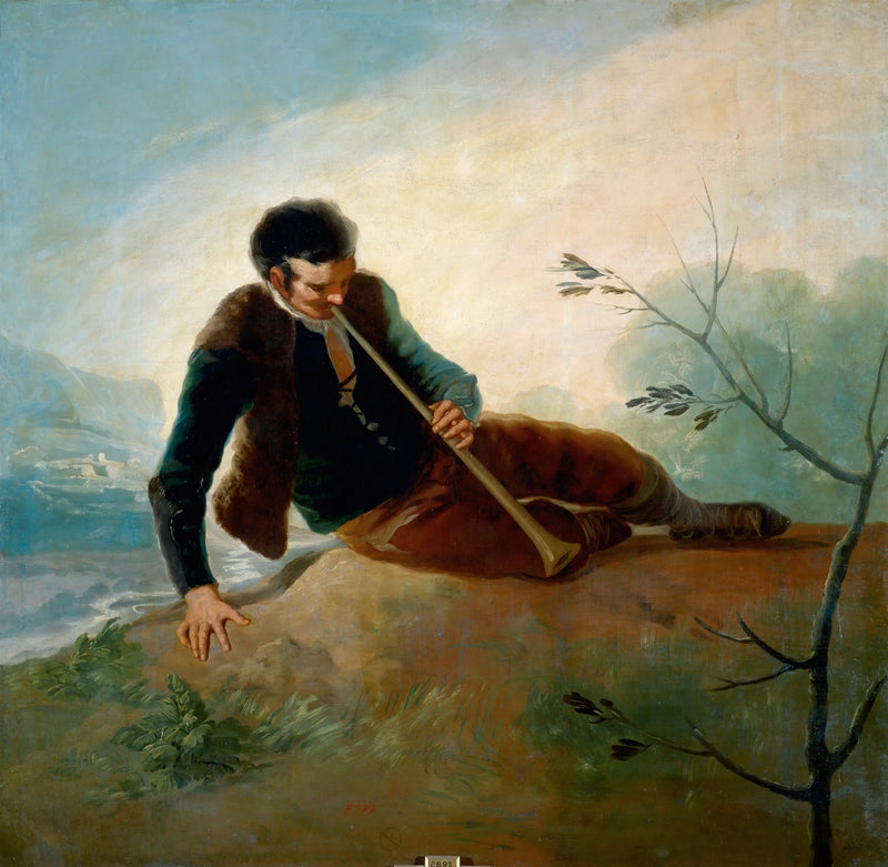 Pastor touching the dulzaina - Francisco de Goya