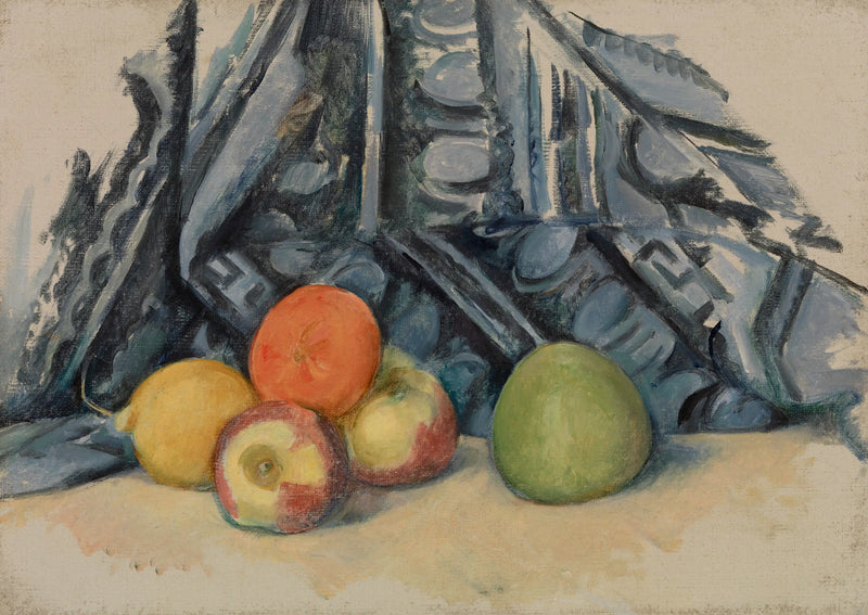 Apples and Carpet - Paul Cézanne