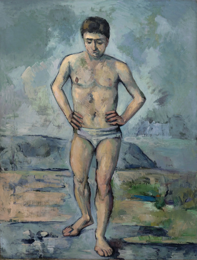 The Large Bather - Paul Cézanne