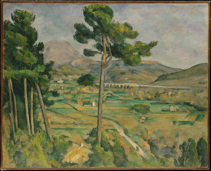 The Mont Sainte-Victoire seen from Montbriand - Paul Cézanne