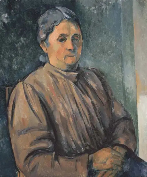 Reproduction du tableau « Portrait de femme - Paul Cézanne » par Alpha Reproduction en peinture à l’huile