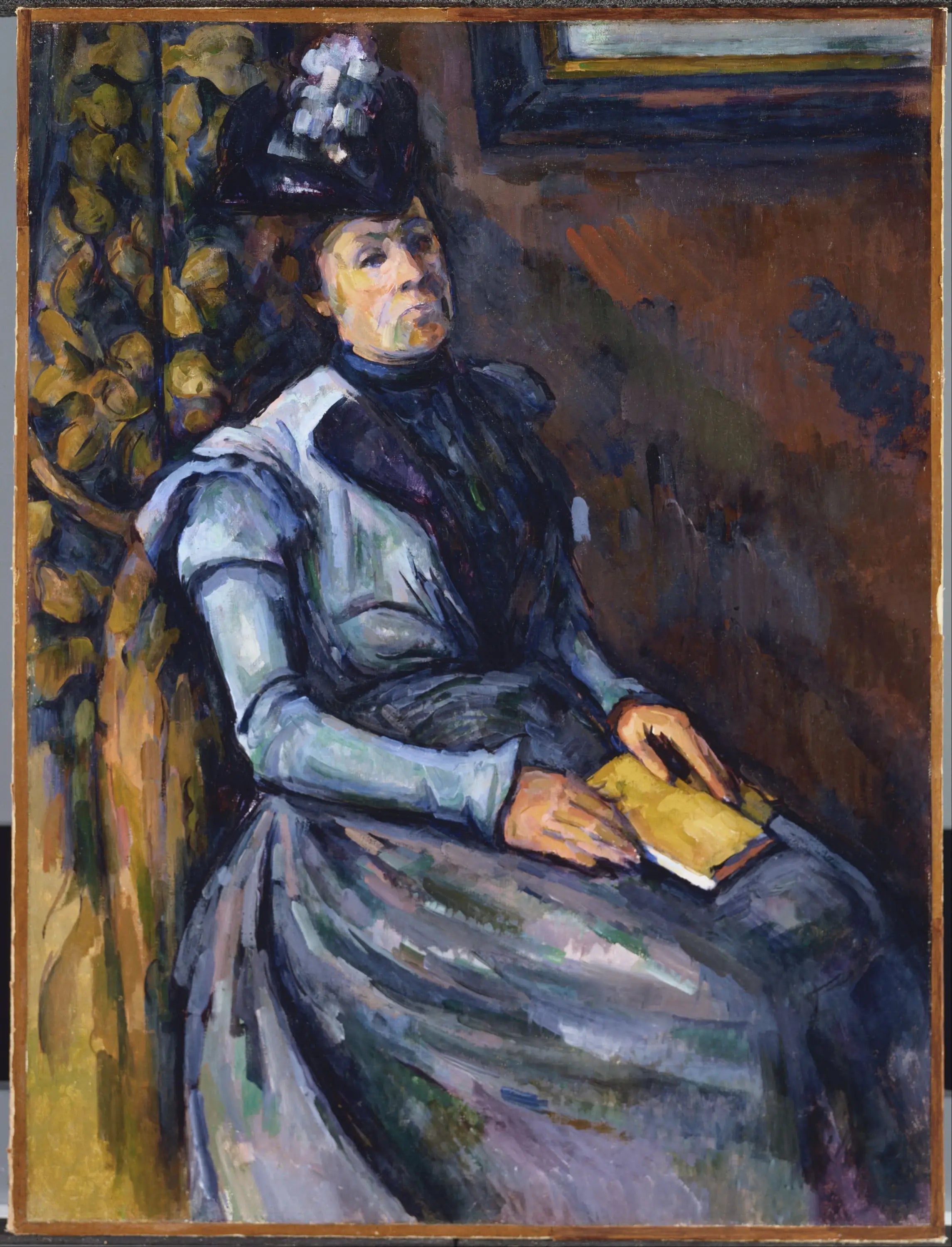 Reproduction du tableau « La Dame au livre - Paul Cézanne » par Alpha Reproduction en peinture à l’huile