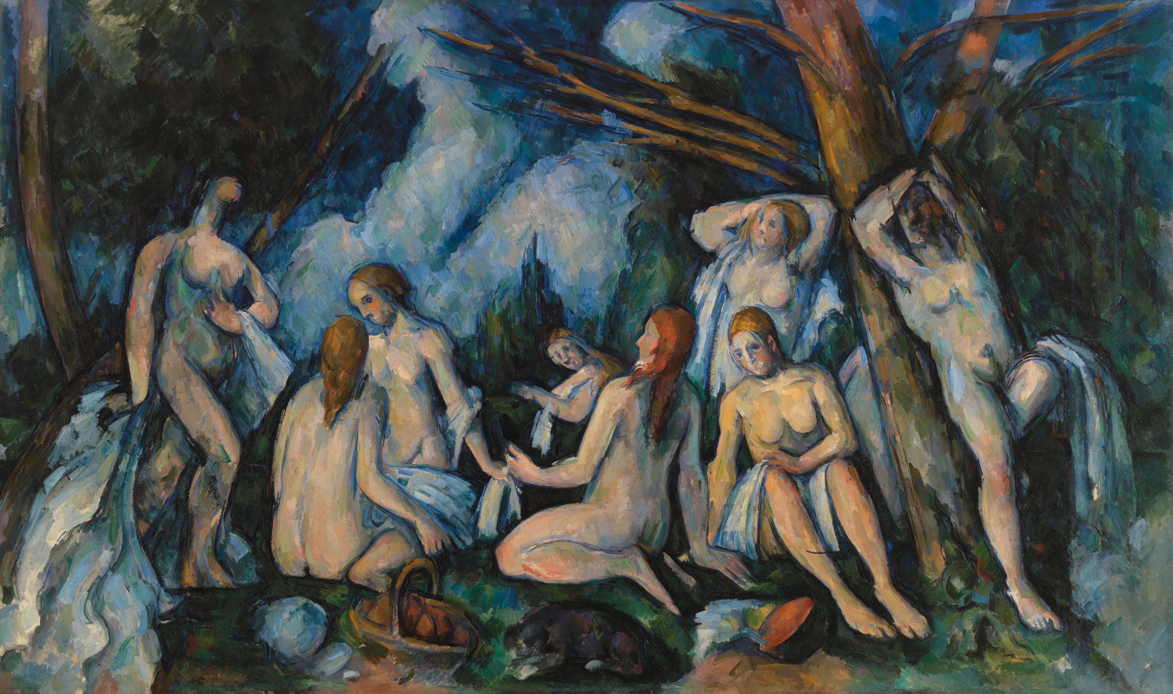 The Large Bathers - Paul Cézanne