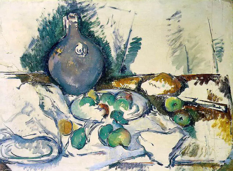 Still Life with Water Jug - Paul Cézanne