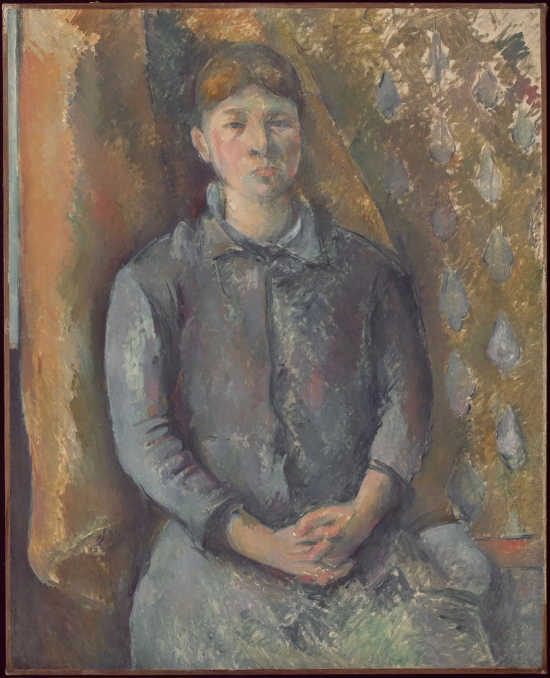 Portrait of Madame Cézanne - Paul Cézanne