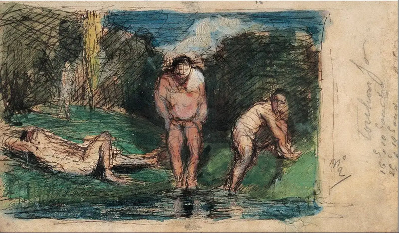 Bathers at Rest - Paul Cézanne