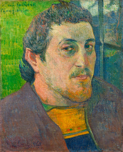 Self-Portrait with Friend Carrière - Paul Gauguin