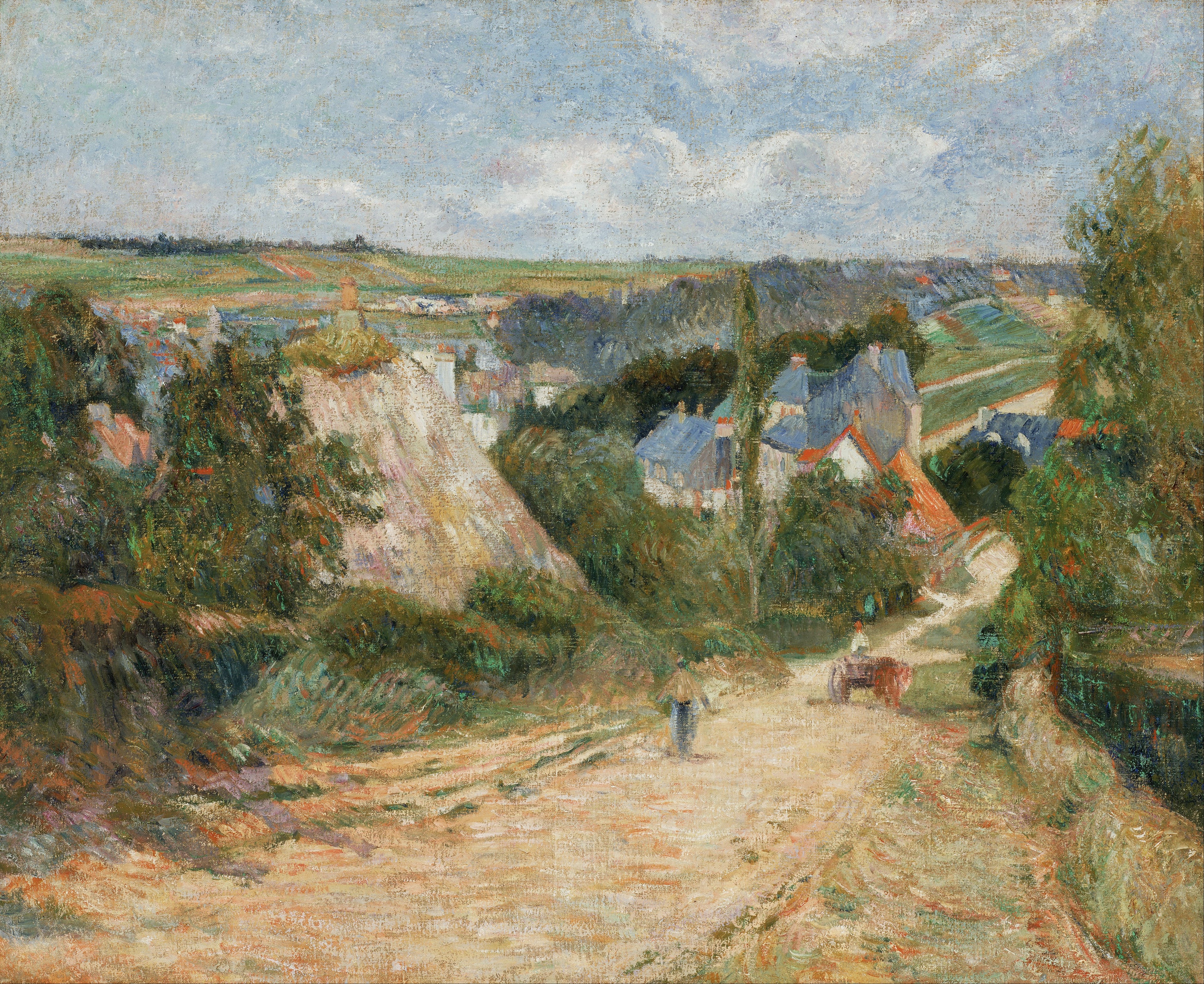 Entrance to the Village of Osny - Paul Gauguin