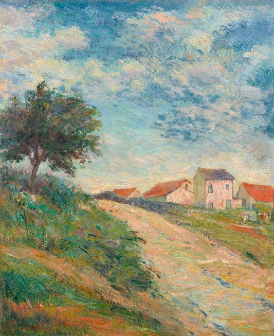 Reproduction du tableau « La Route montante - Paul Gauguin » par Alpha Reproduction en peinture à l’huile