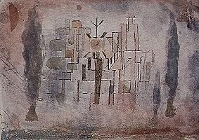 Monument in a Cemetery - Paul Klee