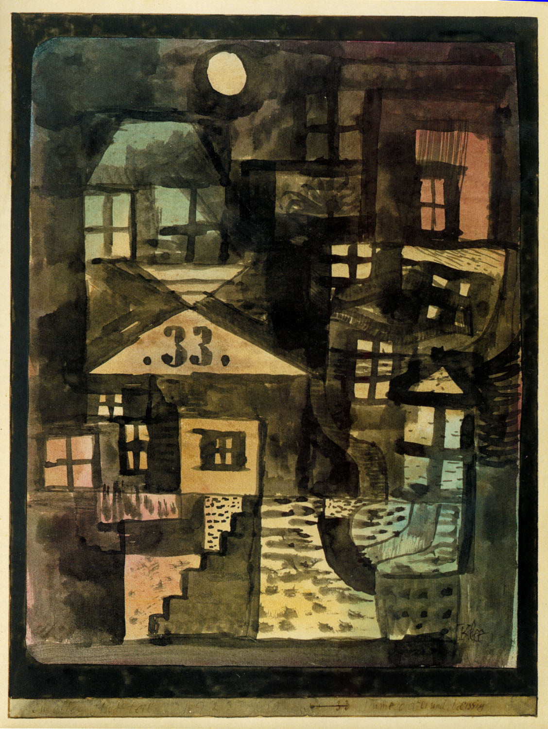 In the Old Quarter, Number Thirty-Three - Paul Klee